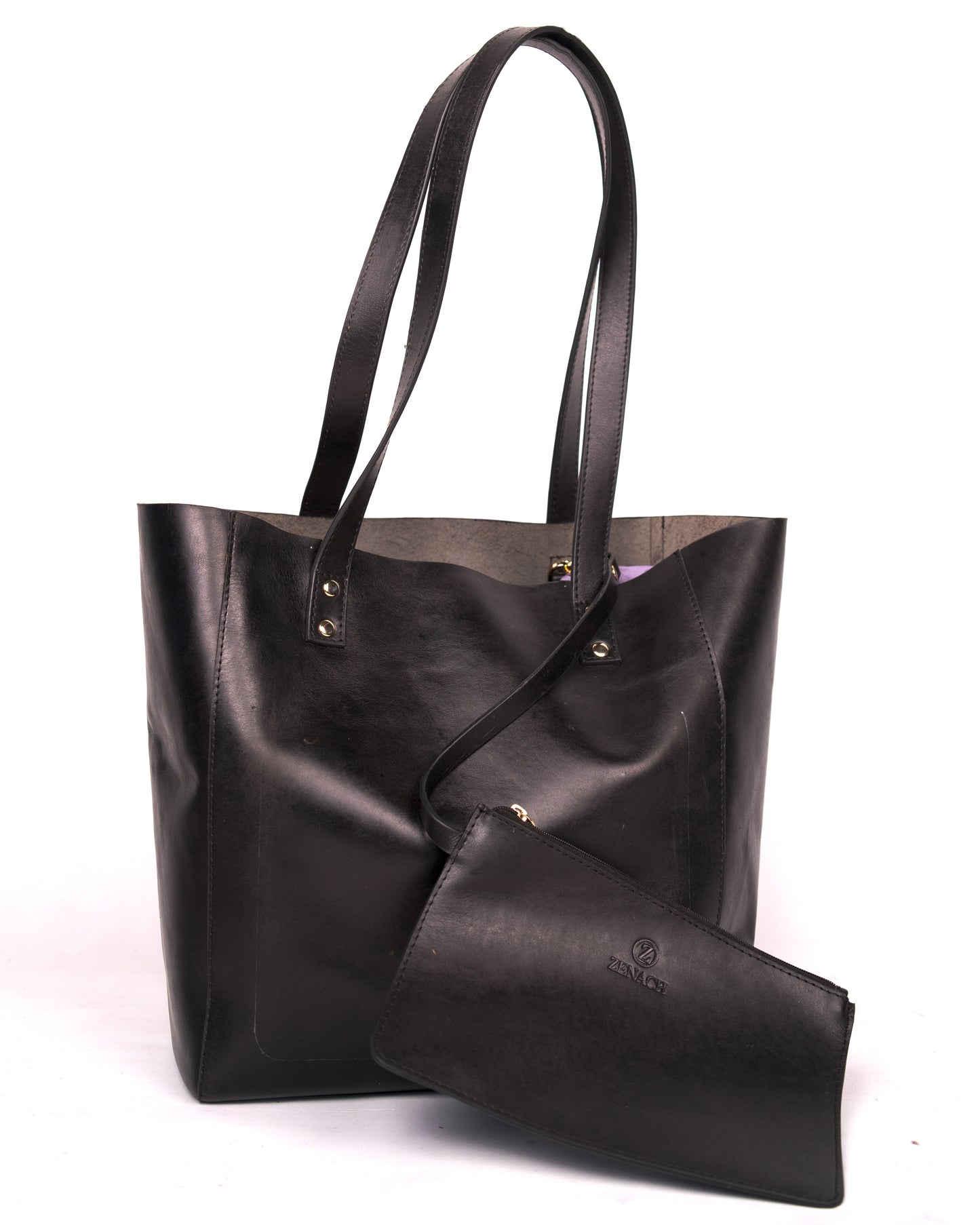 Black Lara Tote Bag